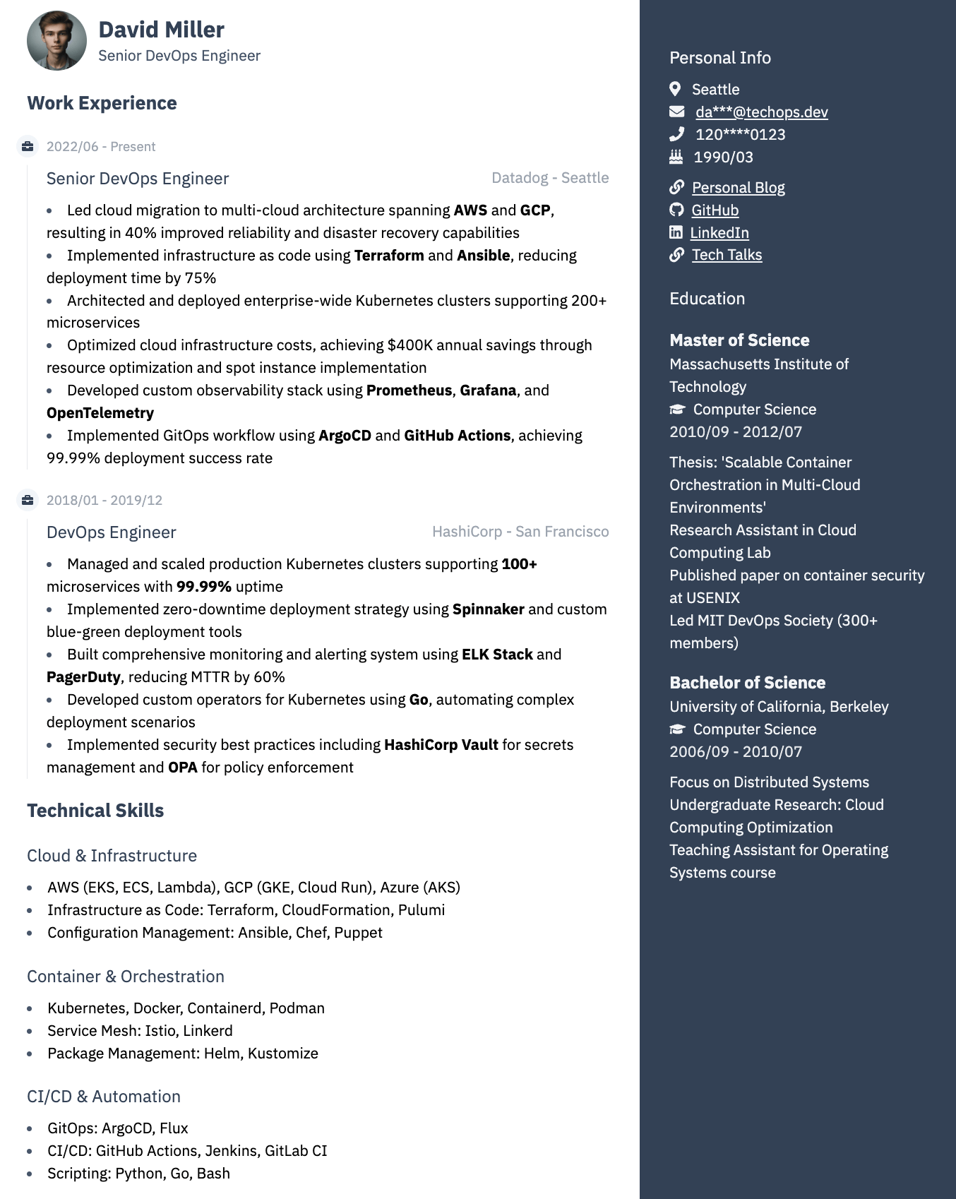 TailwindResume: Create a Golden Resume for Internet Professionals in 5 ...