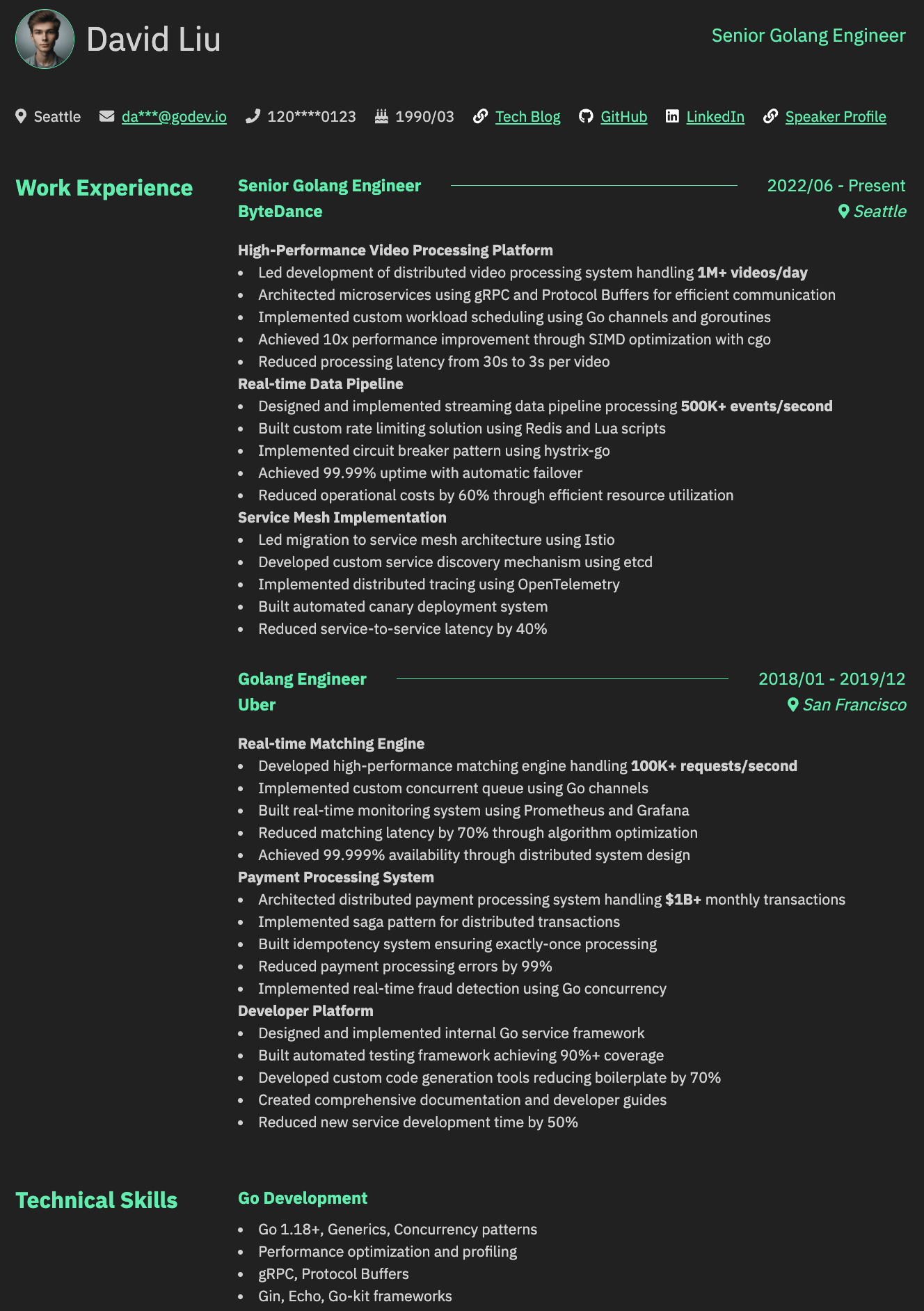TailwindResume: Create a Golden Resume for Internet Professionals in 5 ...