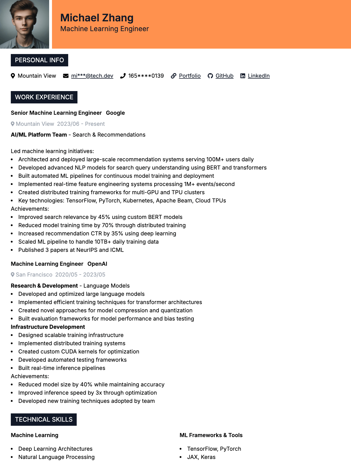 Machine Learning Engineer
