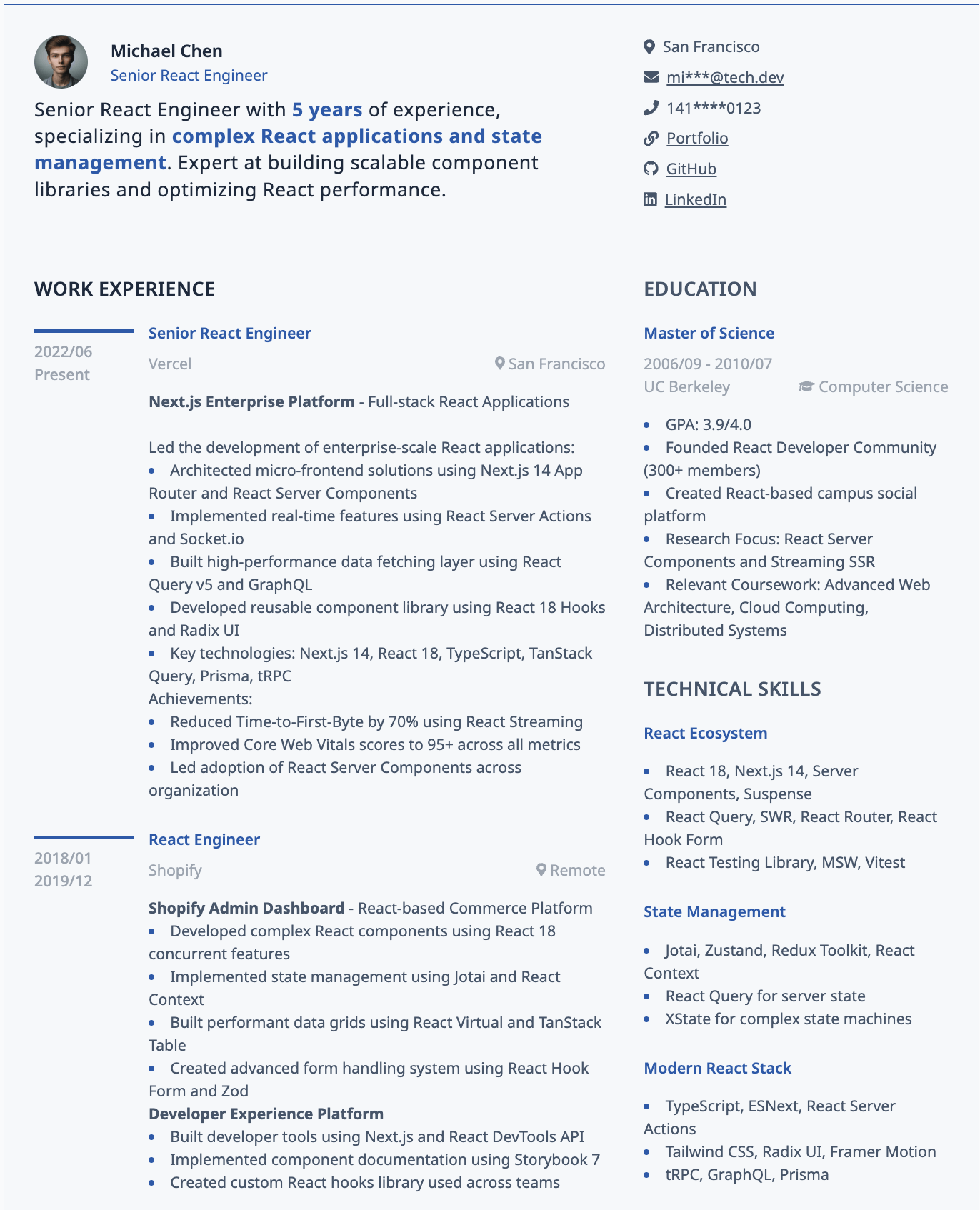 Senior React Engineer